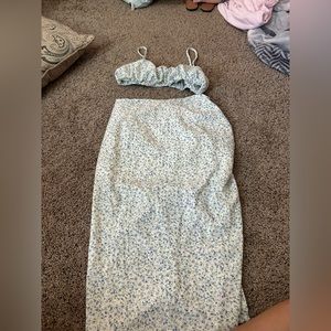 skirt and top set
